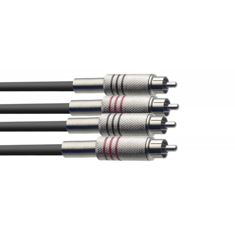 Stagg STC1C - podwójny kabel połączeniowy 1m - 2