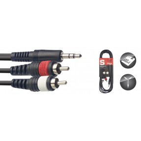 Stagg SYC3/MPSB2CM E - kabel połączeniowy 3m - 1