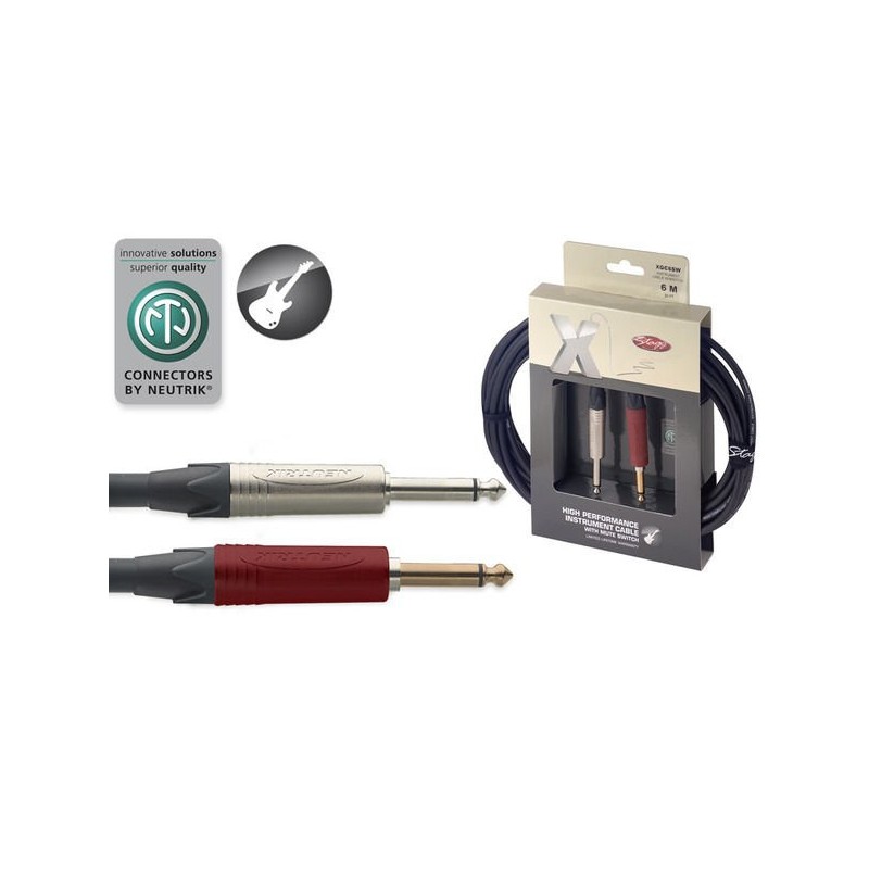 Stagg XGC6SW - kabel instrumentalny 6m - 1