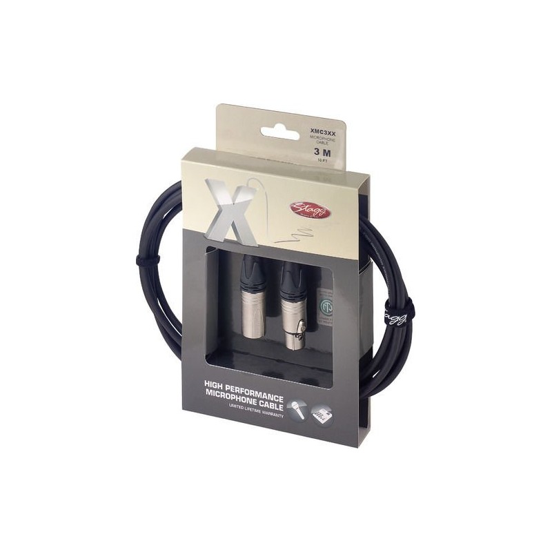 Stagg XMC3XX - kabel mikrofonowy 3m - 1