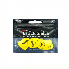 BlackSmith Delrin Standard 0.73mm YELLOW - kostki do gitary 12 szt. - 1