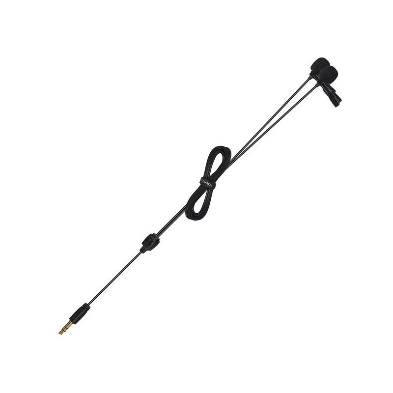 Comica CVM-D02 R 6.0M - podwójny mikrofon lavalier do kamery, aparatu, smartfona - 4