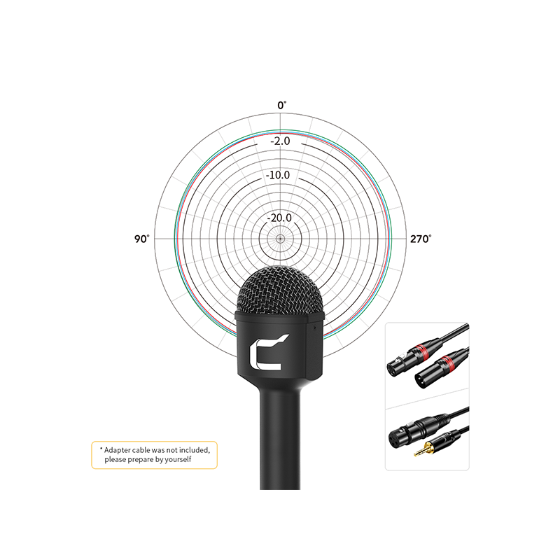 Comica HRM-C - mikrofon reporterski - 3