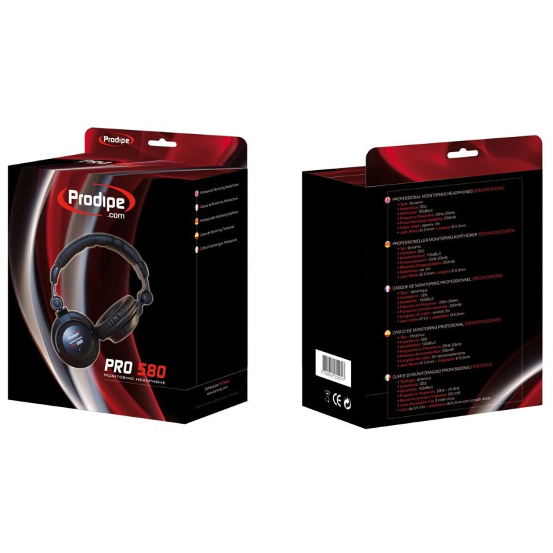 Prodipe Pro580 - słuchawki studyjne - 1