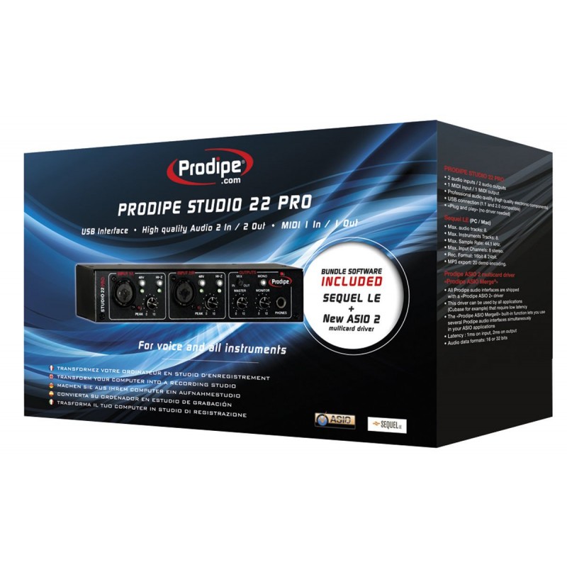 Prodipe Studio 22 USB Pro - interfejs USB - 3