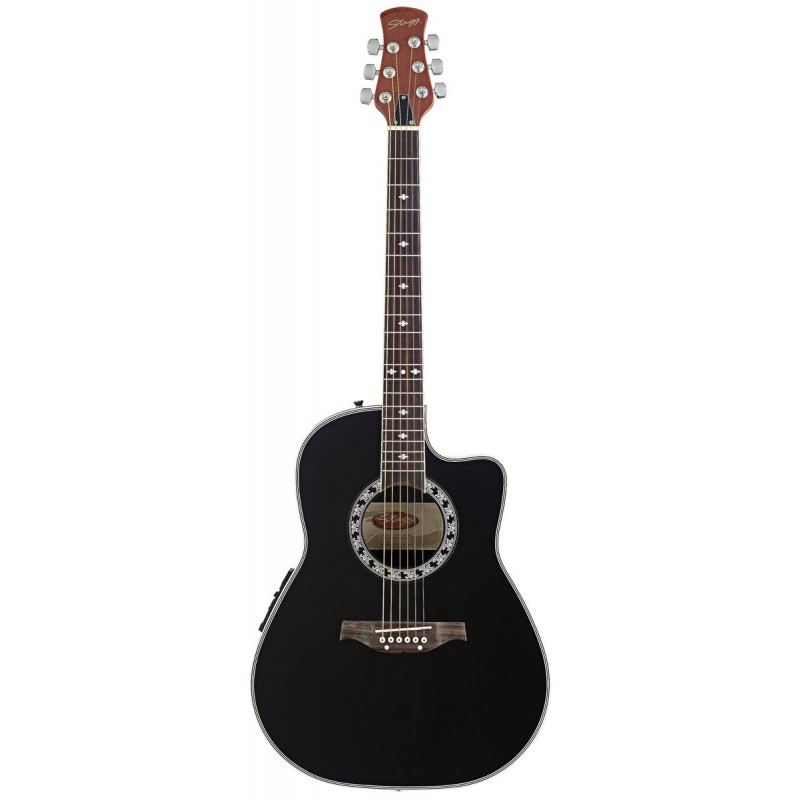 Stagg A 4006 BK - gitara elektro-akustyczna - 1