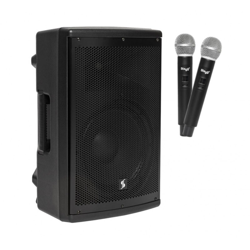 Stagg AS 12B - dwudrożna kolumna aktywna 300W UHF - 9