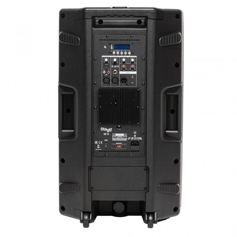 Stagg AS 15B - dwudrożna kolumna aktywna 400W UHF - 4