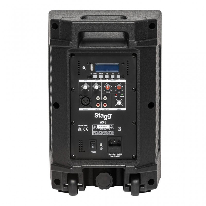 Stagg AS 8 - dwudrożna kolumna aktywna 250W - 5