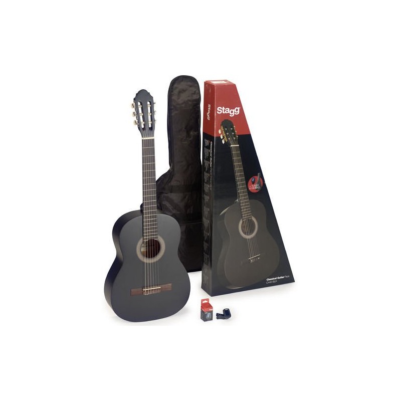 Stagg C440M BLK PACK - gitara klasyczna, zestaw - 1