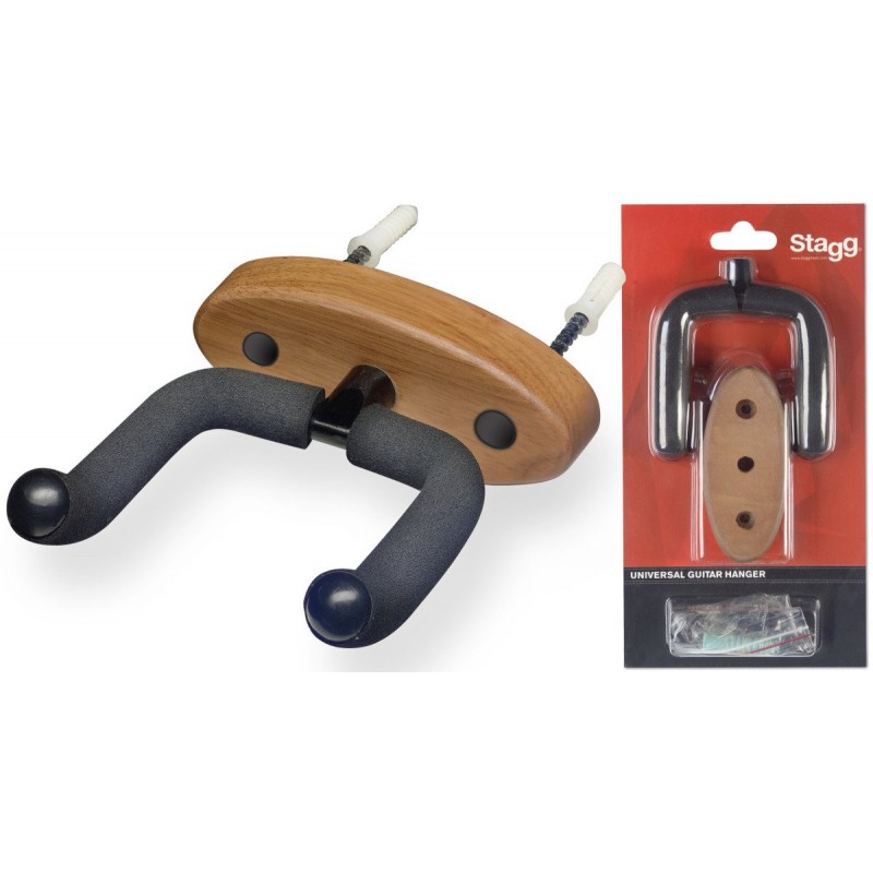 Stagg GUH-WN OVA - uchwyt gitarowy ścienny - 1