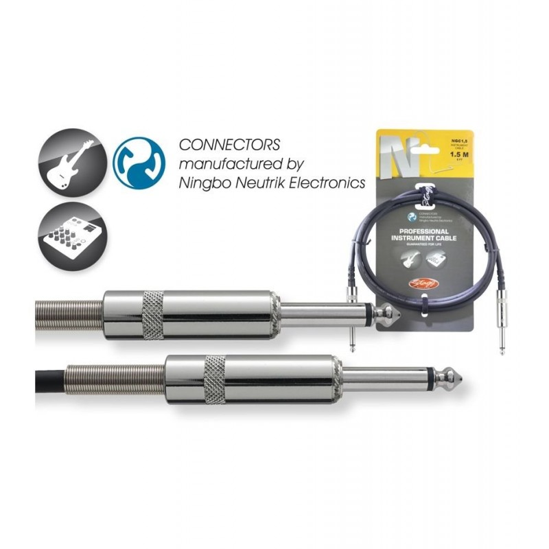 Stagg NGC 1,5 - kabel instrumentalny 1,5m - 1