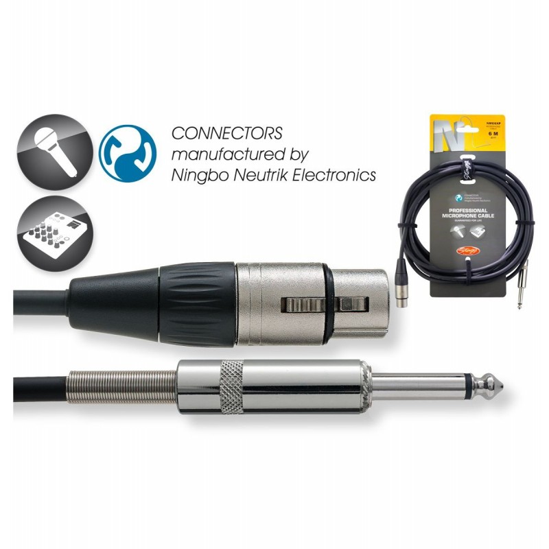 Stagg NMC 6 XP - kabel mikrofonowy 6m - 1