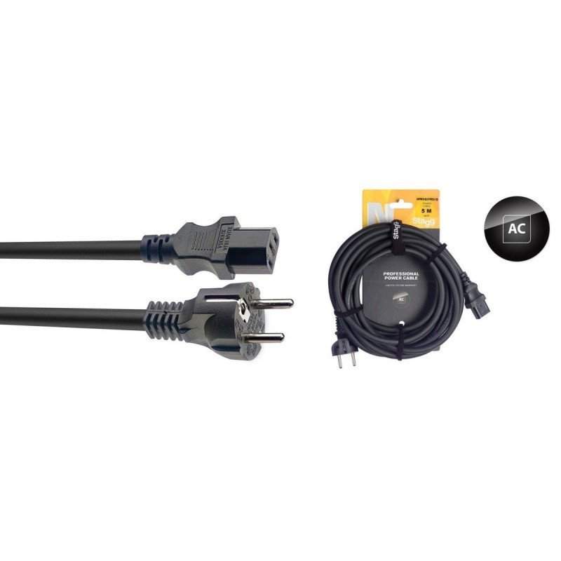 Stagg NPW5IECFPEU10 - kabel zasilający - 1