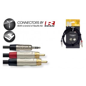 Stagg NYC6/MPS2CM R - kabel instrumentalny 6m - 1