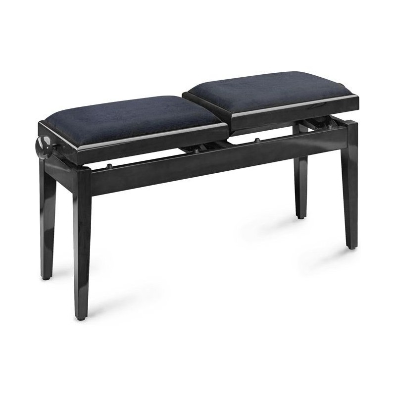 Stagg PB-245-BK-P-V-BK - podwójna ława do pianina - 1