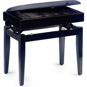 Stagg PB-55 BKM VBK - ława do pianina ze schowkiem - 1