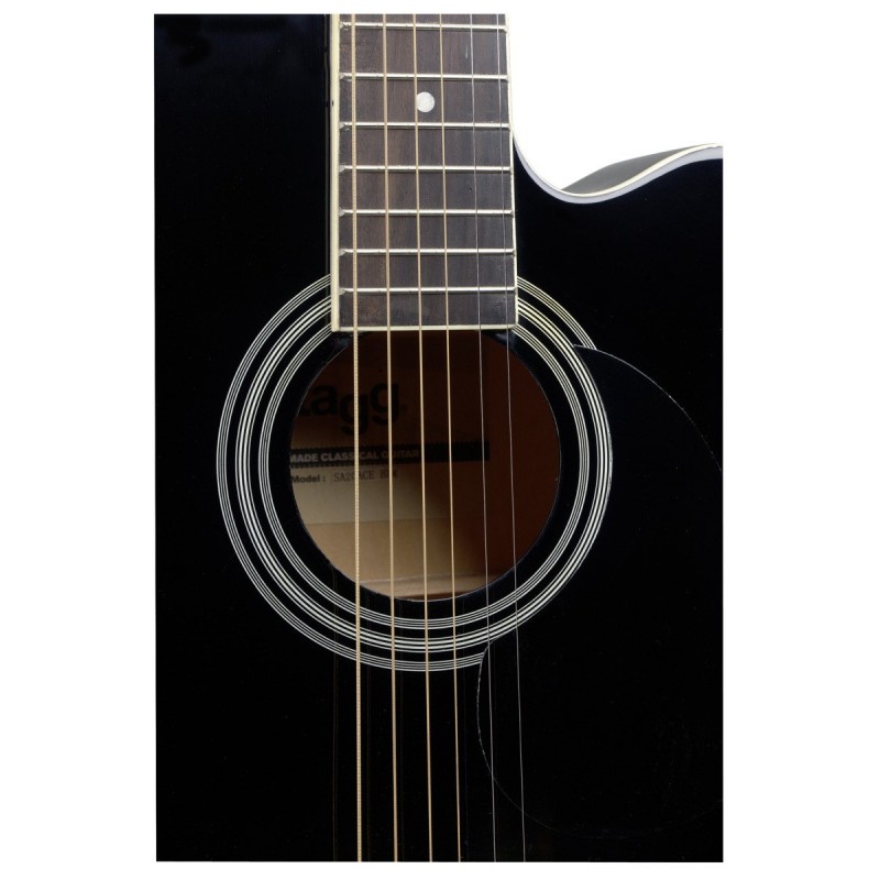Stagg SA20ACE BLK  - gitara elektroakustyczna - 1