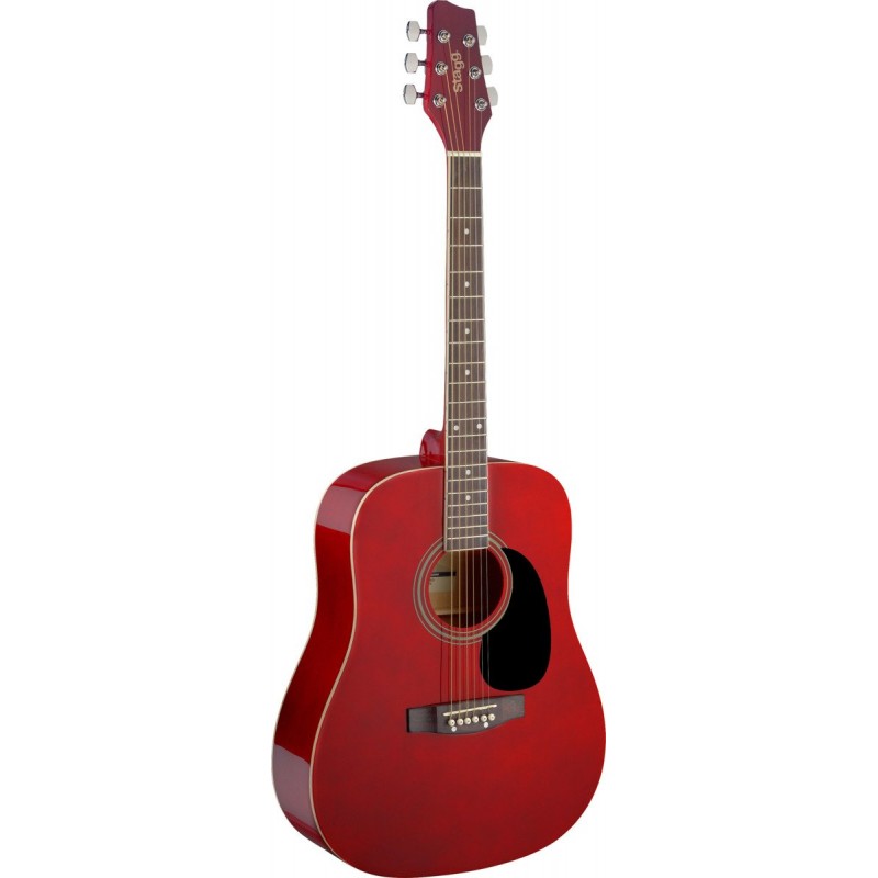 Stagg SA20D RED  - gitara akustyczna - 1