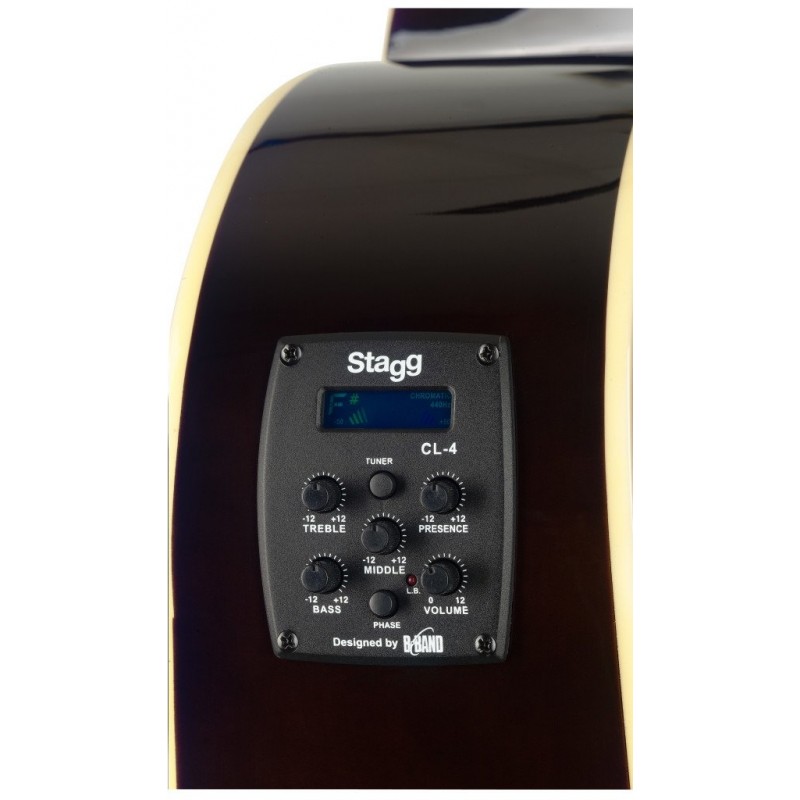 Stagg SA35 DSCE-N  - gitara elektroakustyczna - 2