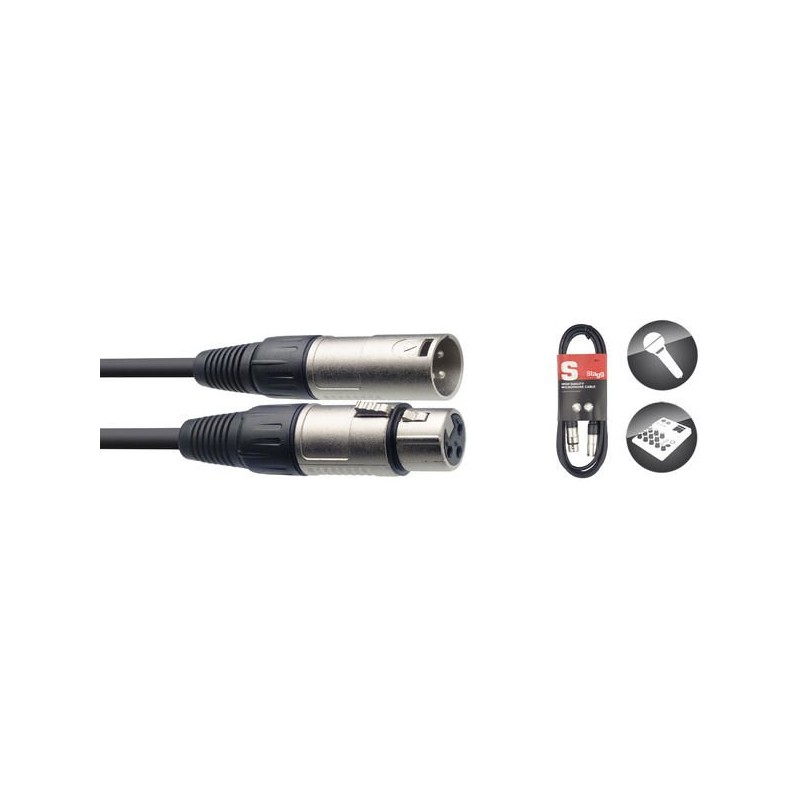 Stagg SMC10 - kabel mikrofonowy 10m XLR/XLR - 1