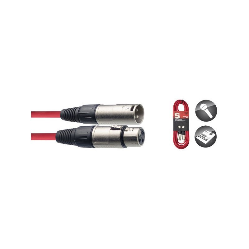 Stagg SMC6 CRD - kabel mikrofonowy 6m XLR/XLR - 1
