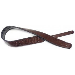 Stagg SPFL 30 BRW - pasek do gitary, skórzany - 1