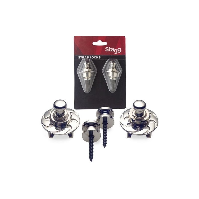 Stagg SSL 1 CR - straplocki z blokadą - 1