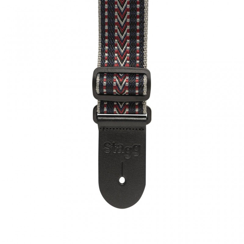Stagg SWO COT RAF BLU - pasek do gitary, bawełniany - 2