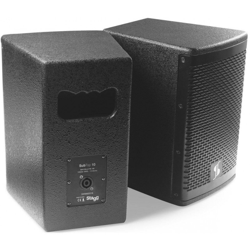 Stagg SWS800D21B-0 - zestaw nagłośnieniowy 200W + 2x 100W - 2