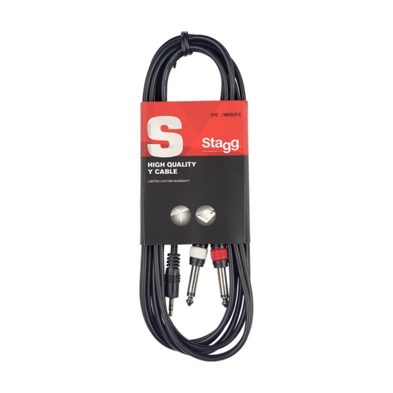Stagg SYC2/MPS2P E - kabel przejściowy 2m - 1