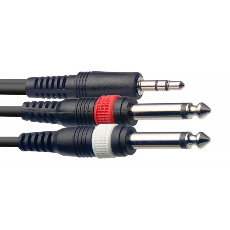 Stagg SYC2/MPS2P E - kabel przejściowy 2m - 2