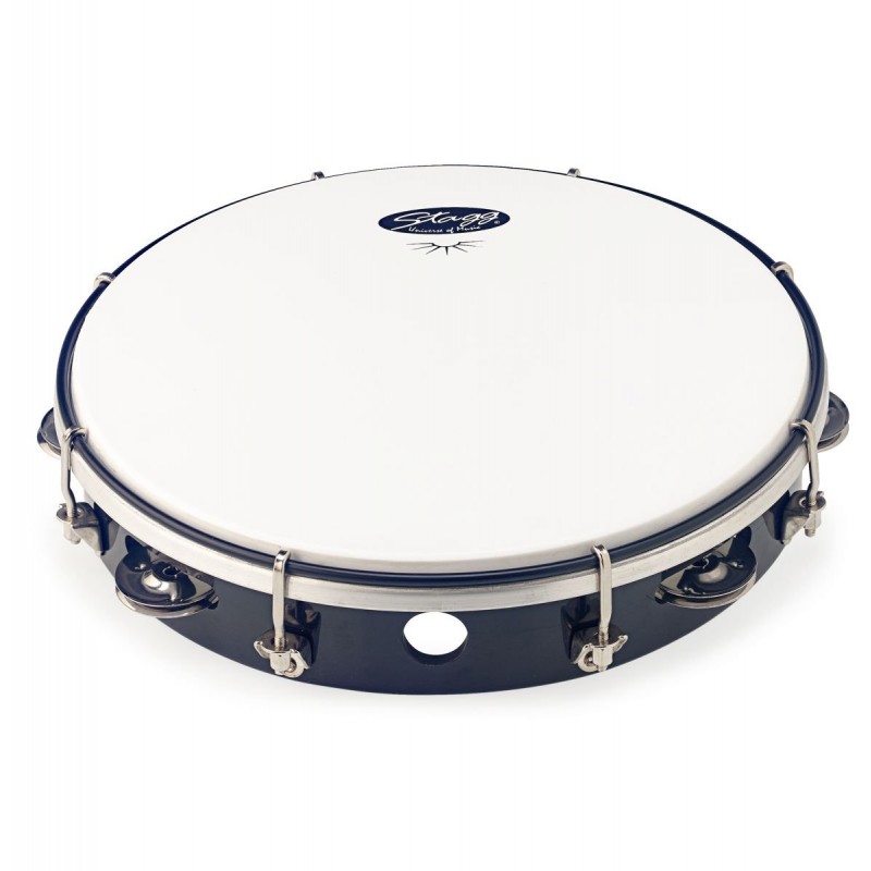 Stagg TAB 110 BK - tamburyn plastikowy z membraną - 1