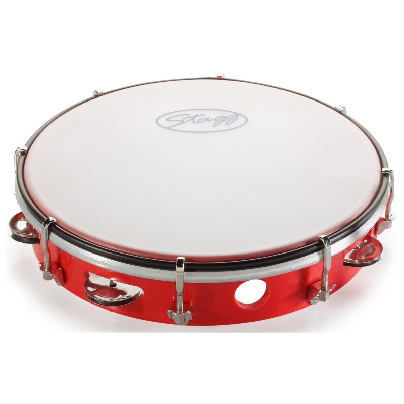 Stagg TAB 110 RD - tamburyn plastikowy z membraną - 1