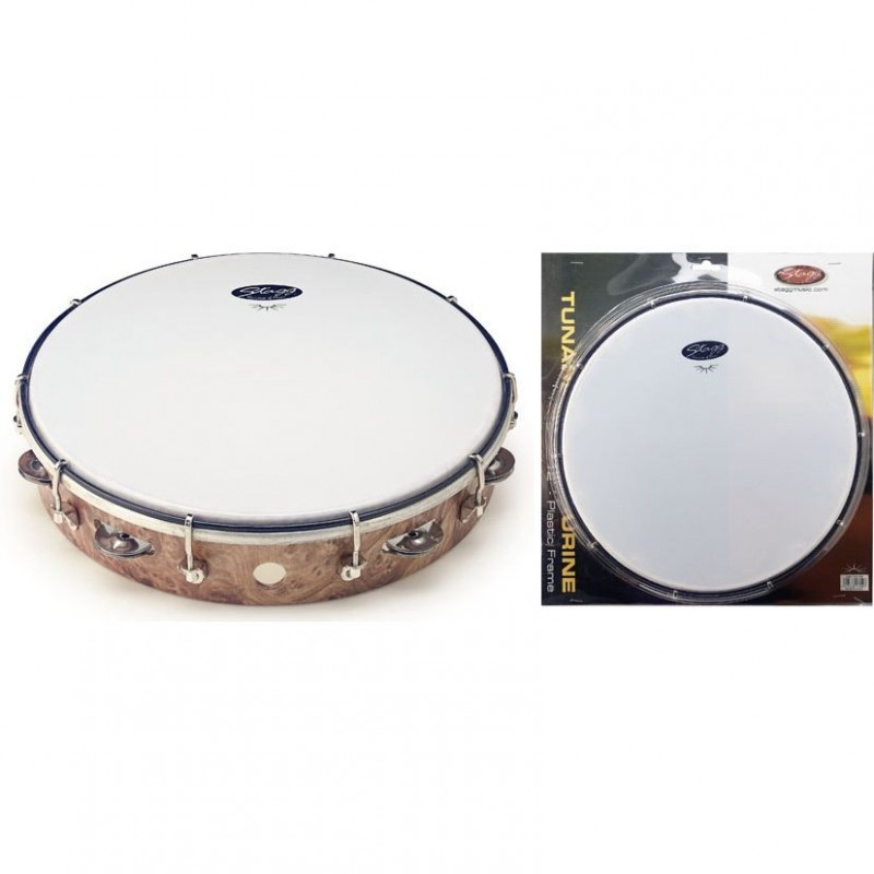 Stagg TAB-112-P-WD - tamburyn plastikowy z membraną - 1