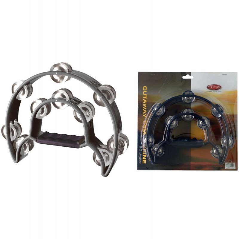 Stagg TAB 1 BK - tamburyn plastikowy - 1