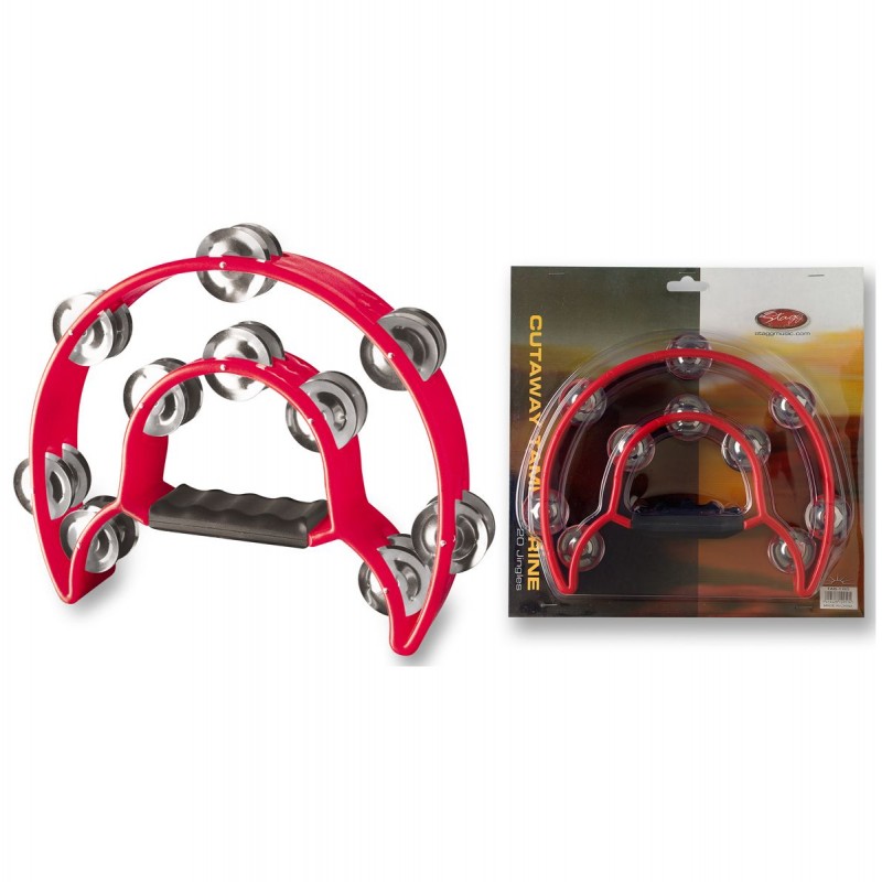 Stagg TAB-1 RD - tamburyn plastikowy - 1