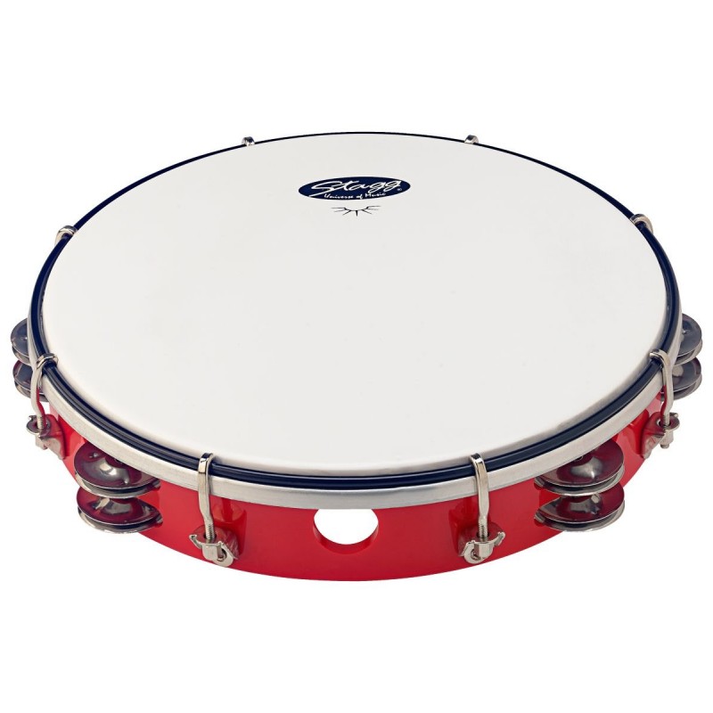 Stagg TAB 210 RD - tamburyn plastikowy z membraną - 1