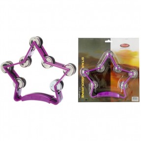 Stagg TAB 3 PP - tamburyn w kształcie gwiazdy z uchwytem - 1