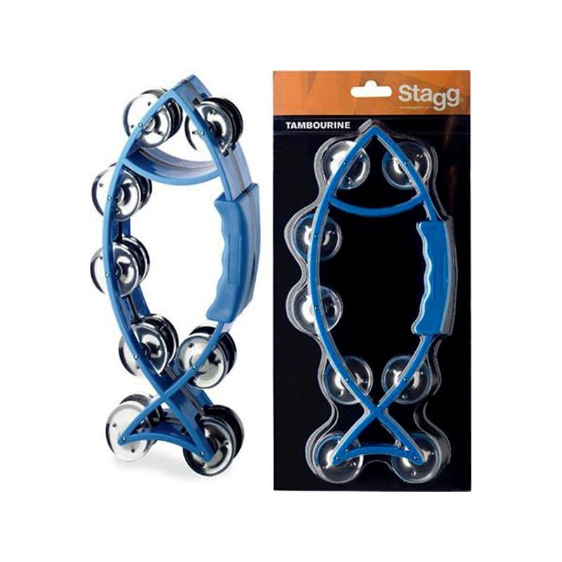 Stagg TAB-6BL - tamburyn w kształcie ryby - 1