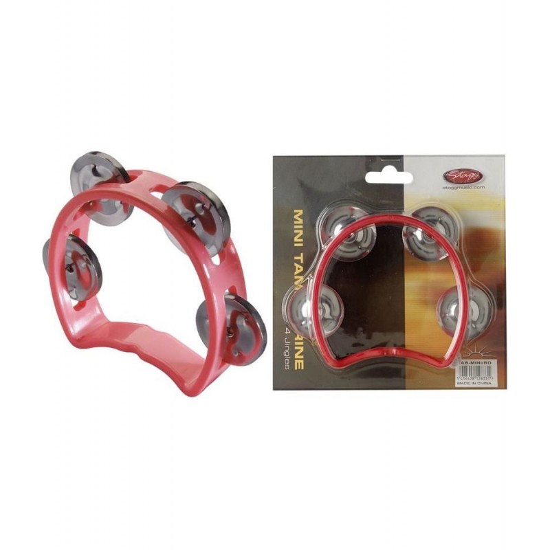 Stagg TAB MINI RD - mini tamburyn plastikowy - 1