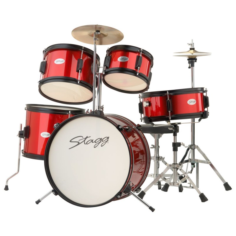 Stagg TIM JR 5/16 RD - akustyczny zestaw perkusyjny, seria Junior - 1