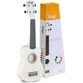 Stagg US-WHITE - ukulele sopranowe - 1