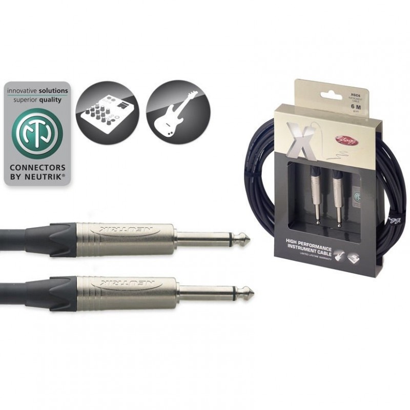 Stagg XGC 6 - kabel instrumentalny 6m - 1