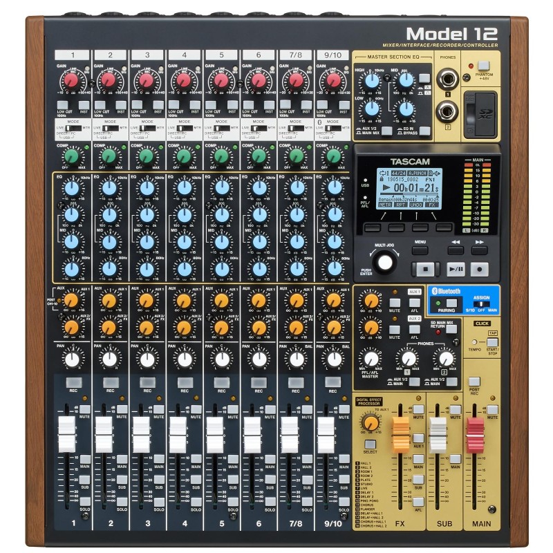Tascam Model 12 - mikser, rejestrator, kontroler - 1