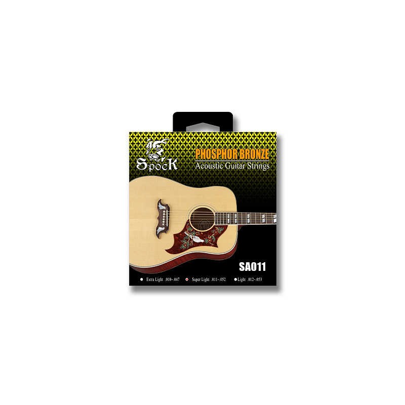 SPOCK SA011 - Struny do gitary akustycznej 11-52 - 1