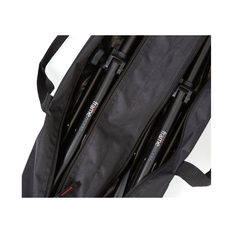 Gator Frameworks Mini Speaker Stand - statywy kolumnowe + pokrowiec - 9