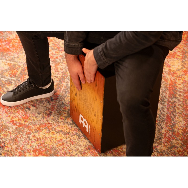 Meinl Percussion MCAJ100BK-SAF - Cajon "Sonoran Amber Fade" - 7