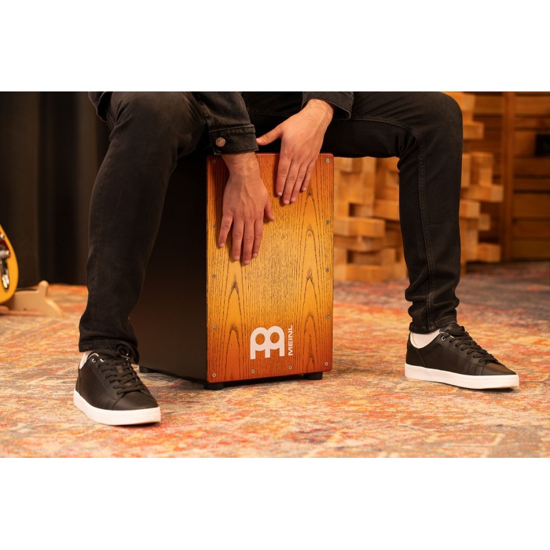 Meinl Percussion MCAJ100BK-SAF - Cajon "Sonoran Amber Fade" - 8