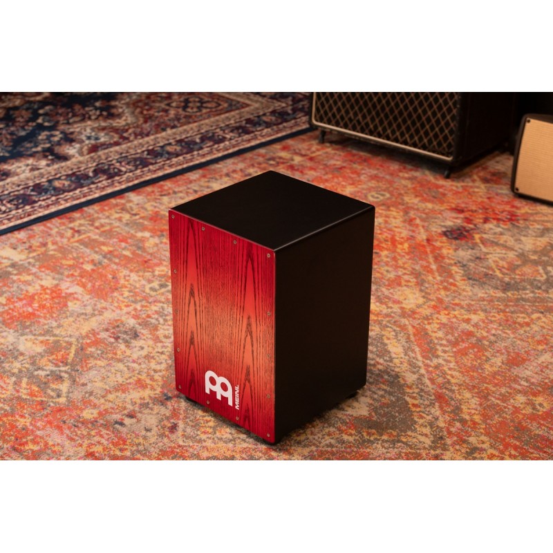 Meinl Percussion MCAJ100BK-TRF - Cajon "Tango Red Fade" - 4